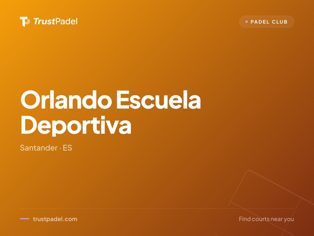 Orlando Escuela Deportiva padel club