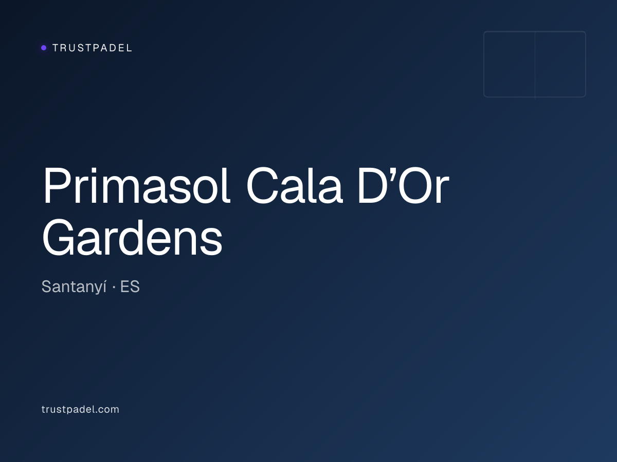 Primasol Cala D’Or Gardens padel club