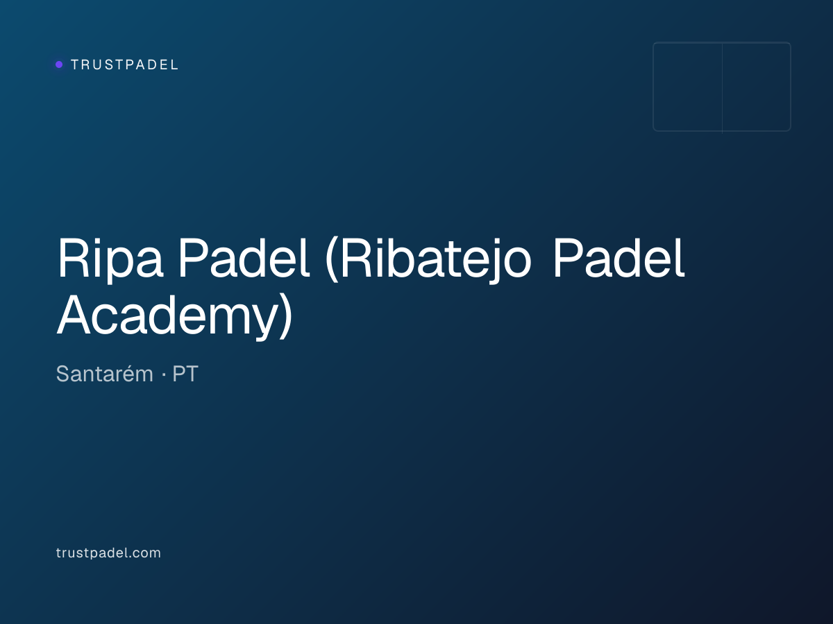 Ripa Padel (Ribatejo Padel Academy) padel club