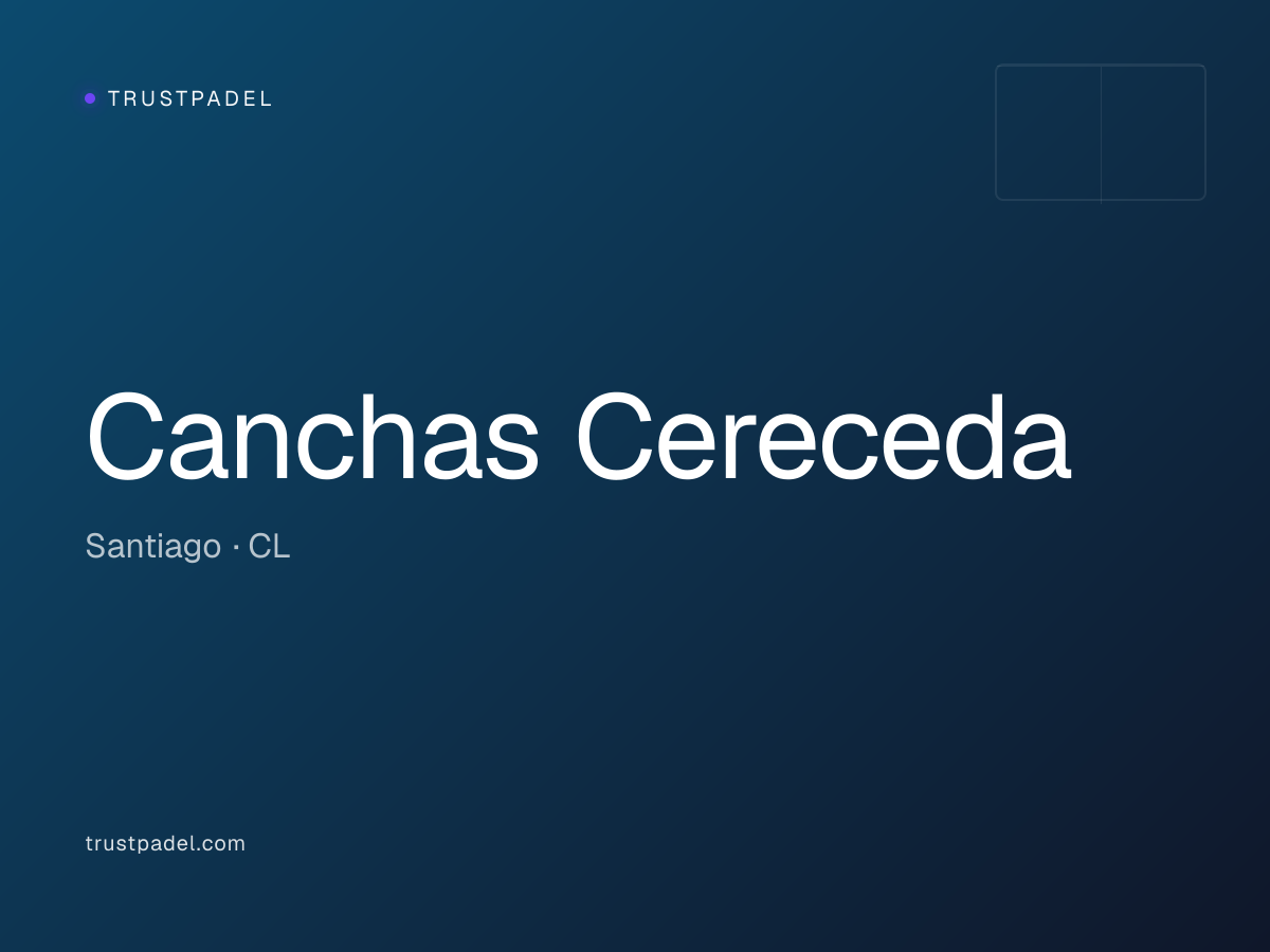Canchas Cereceda padel club