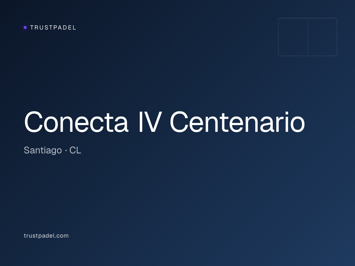 Conecta IV Centenario padel club