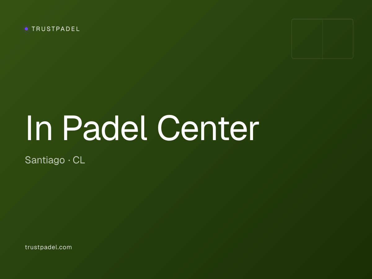 In Padel Center padel club