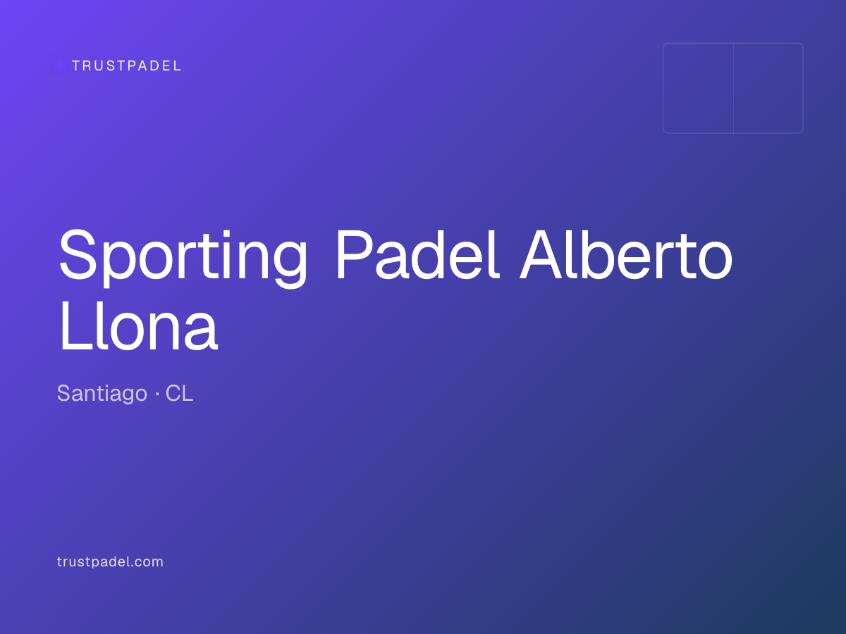 Sporting Padel Alberto Llona padel club