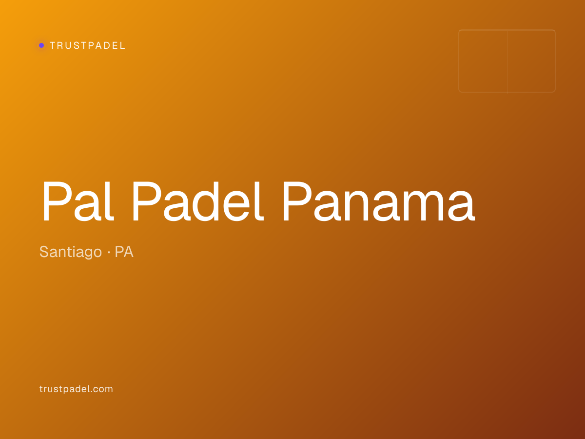 Pal Padel Panama padel club