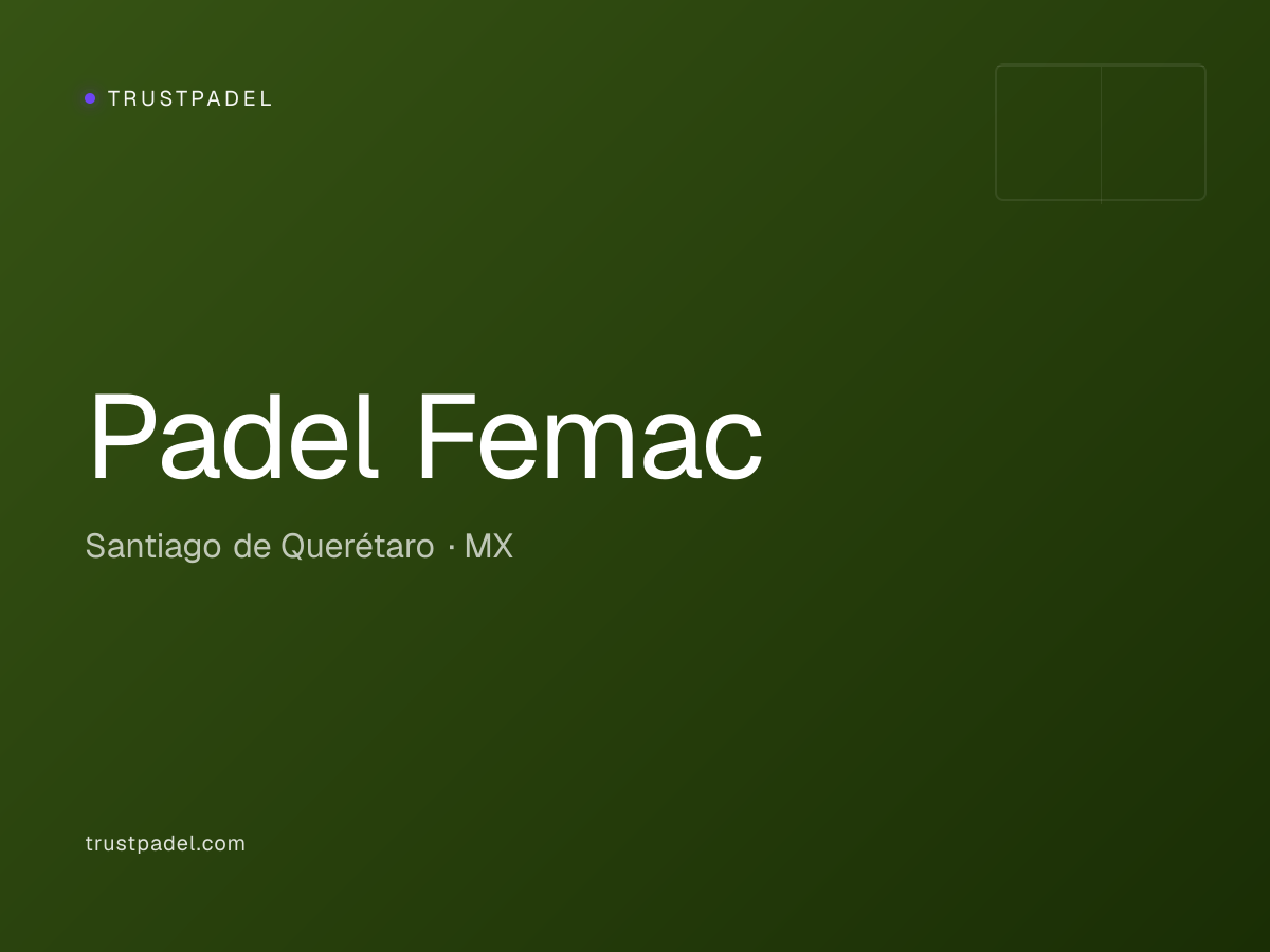 Padel Femac padel club