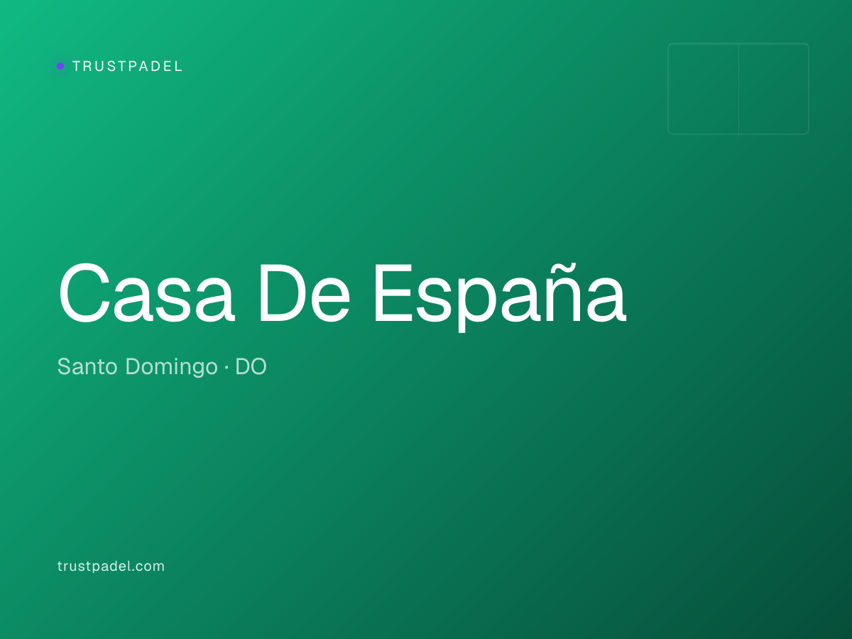 Casa De España padel club