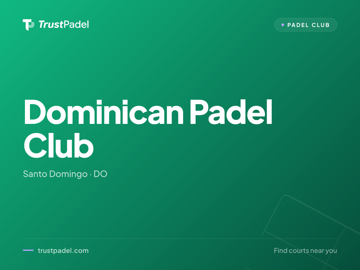 Dominican Padel Club padel club
