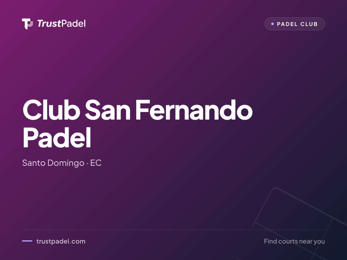 Club San Fernando Padel padel club