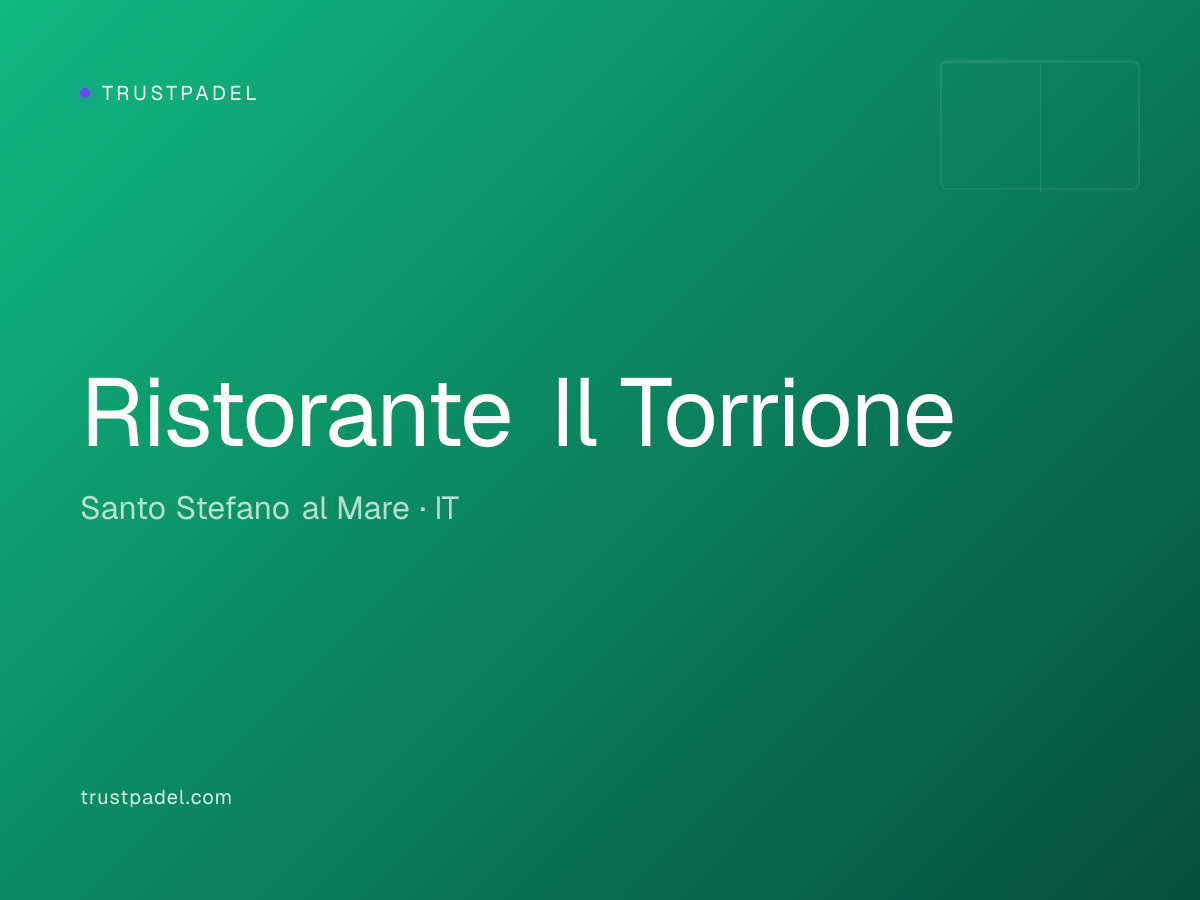 Ristorante Il Torrione padel club