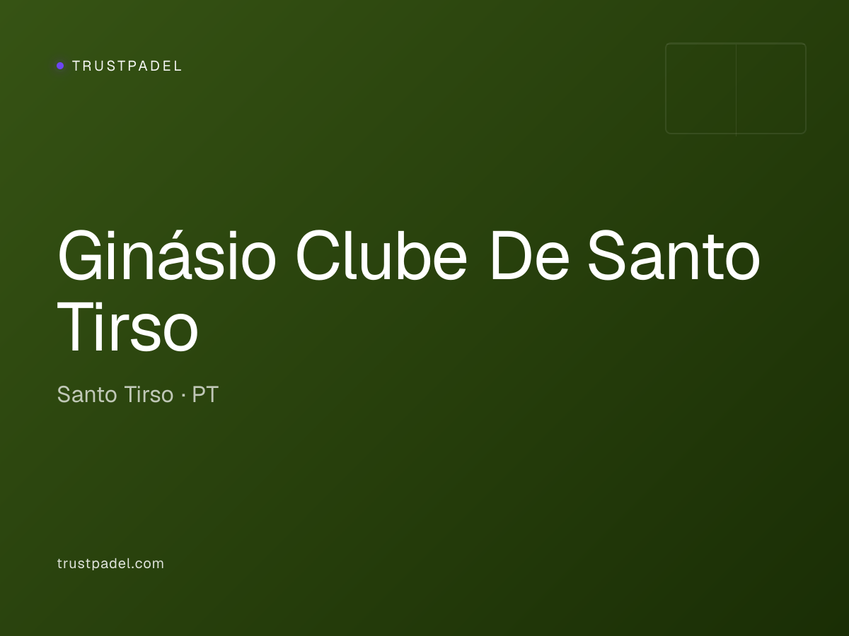 Ginásio Clube De Santo Tirso padel club