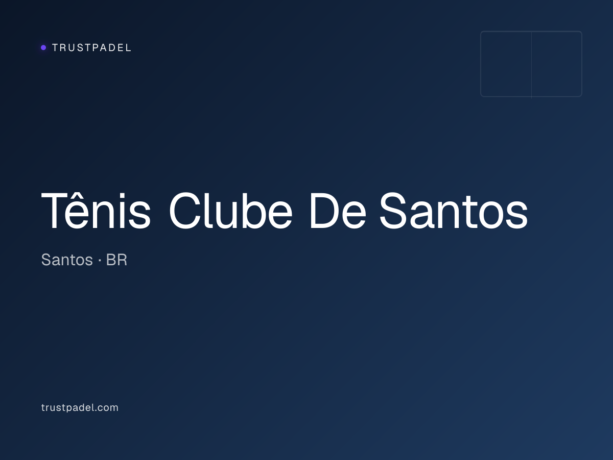 Tênis Clube De Santos padel club