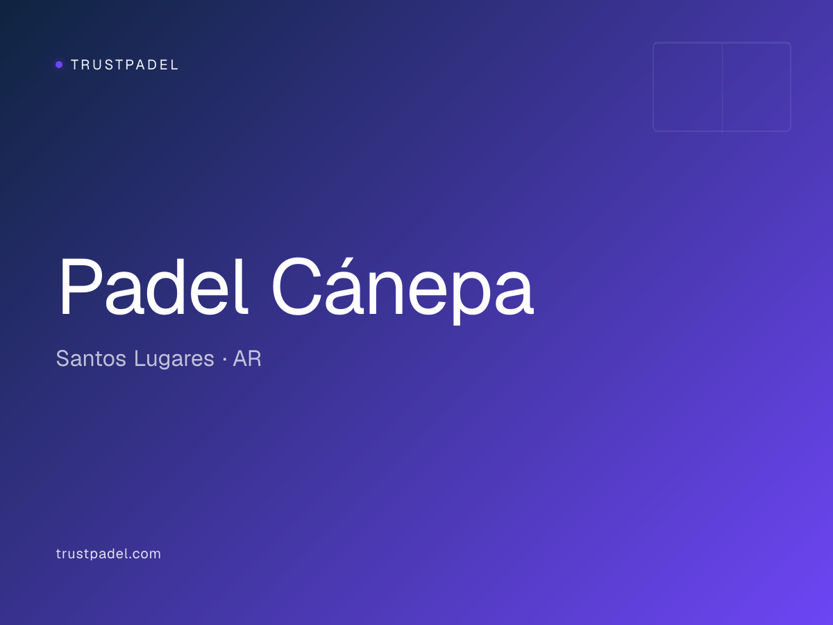 Padel Cánepa padel club