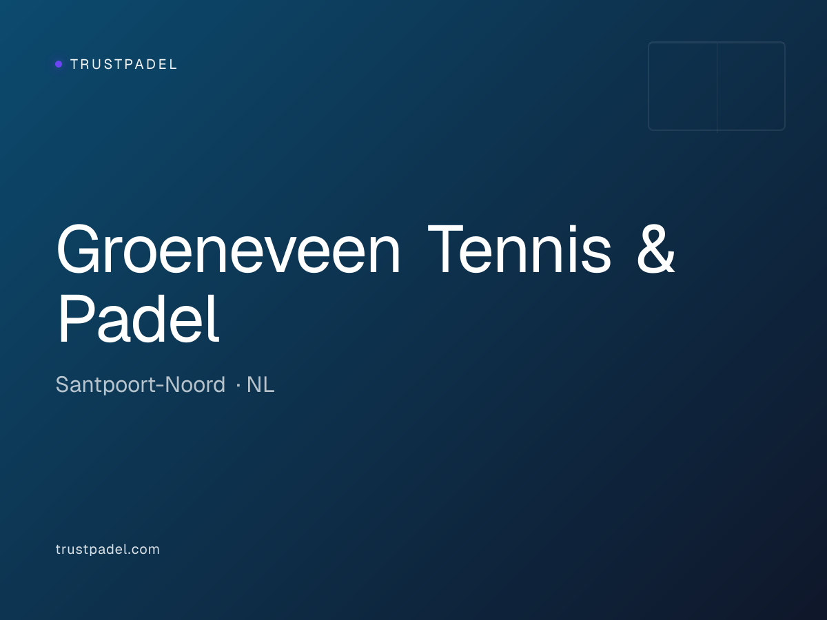 Groeneveen Tennis & Padel padel club