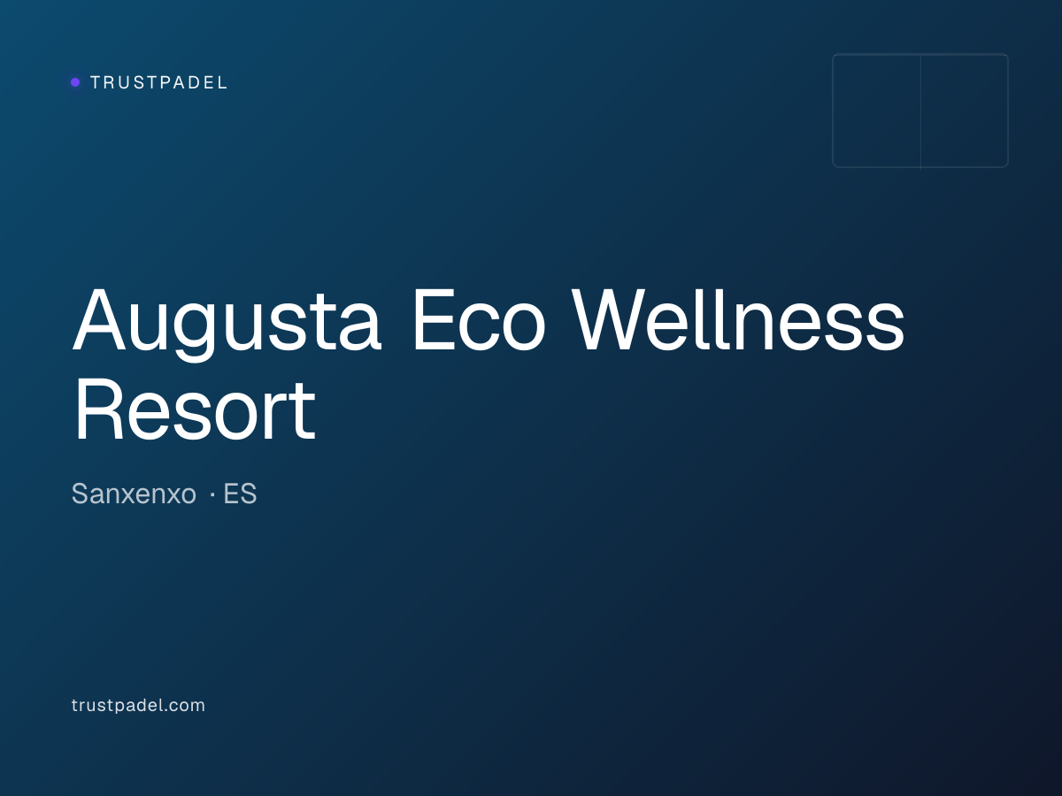 Augusta Eco Wellness Resort padel club