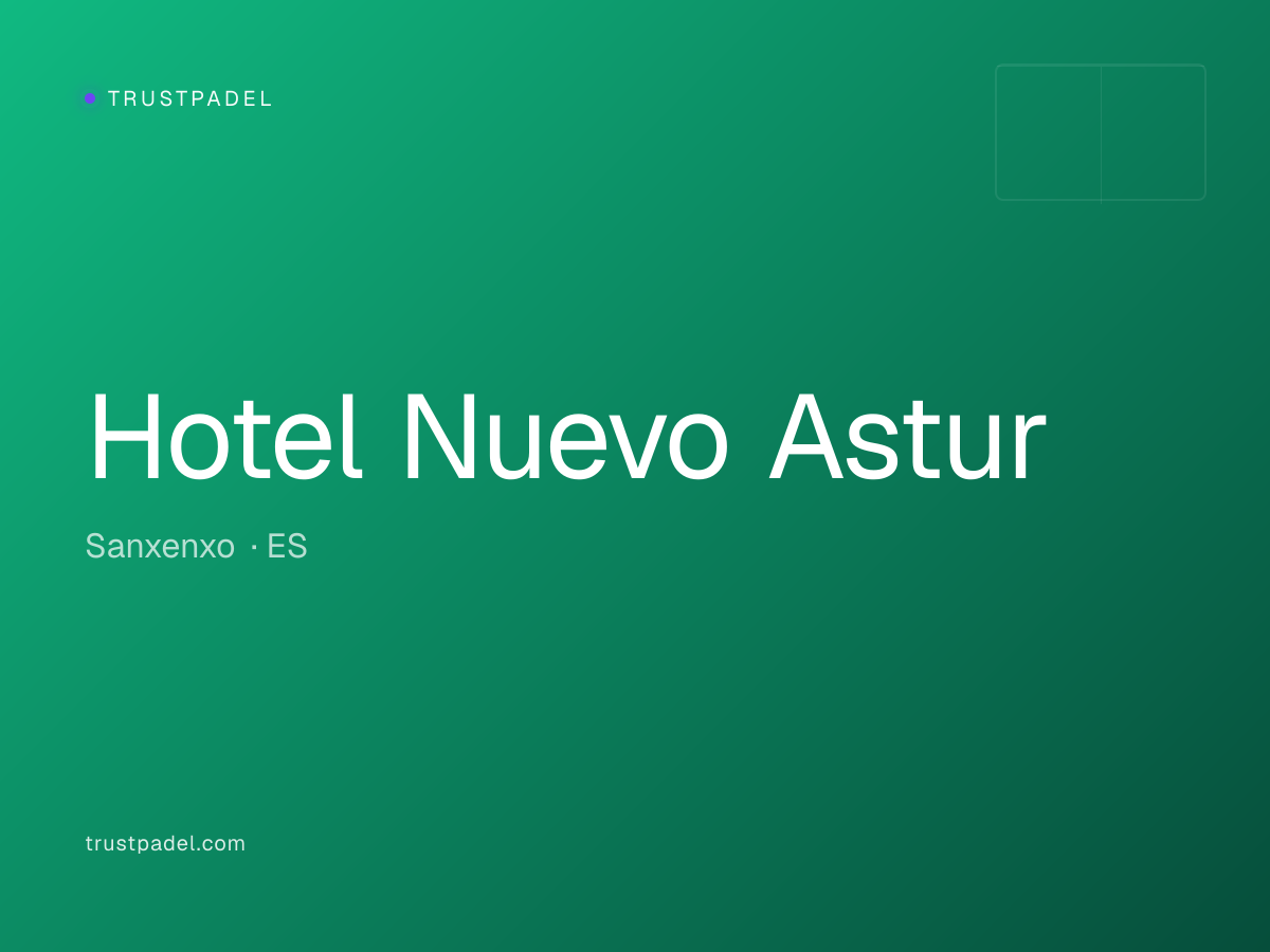 Hotel Nuevo Astur padel club