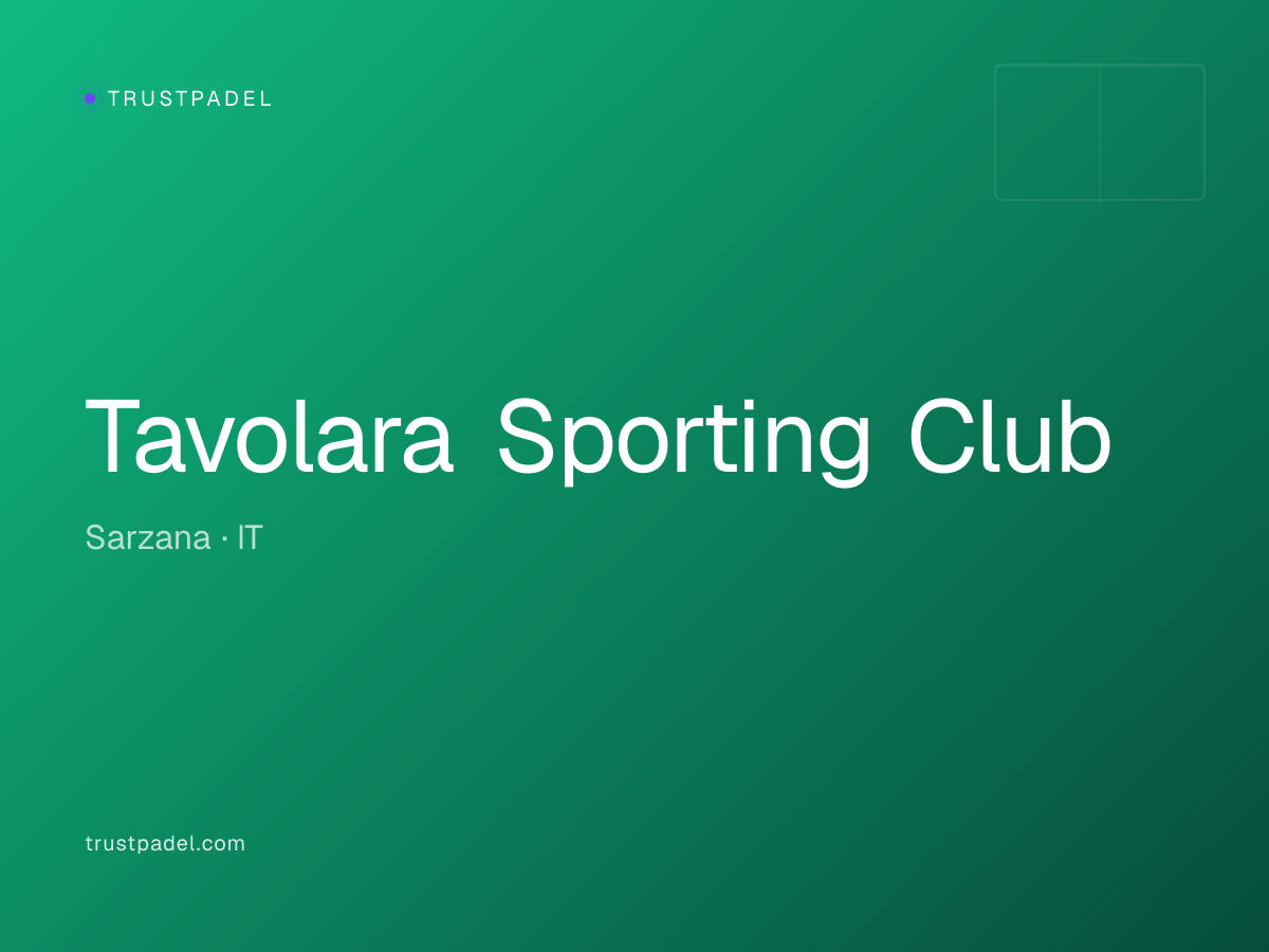 Tavolara Sporting Club padel club
