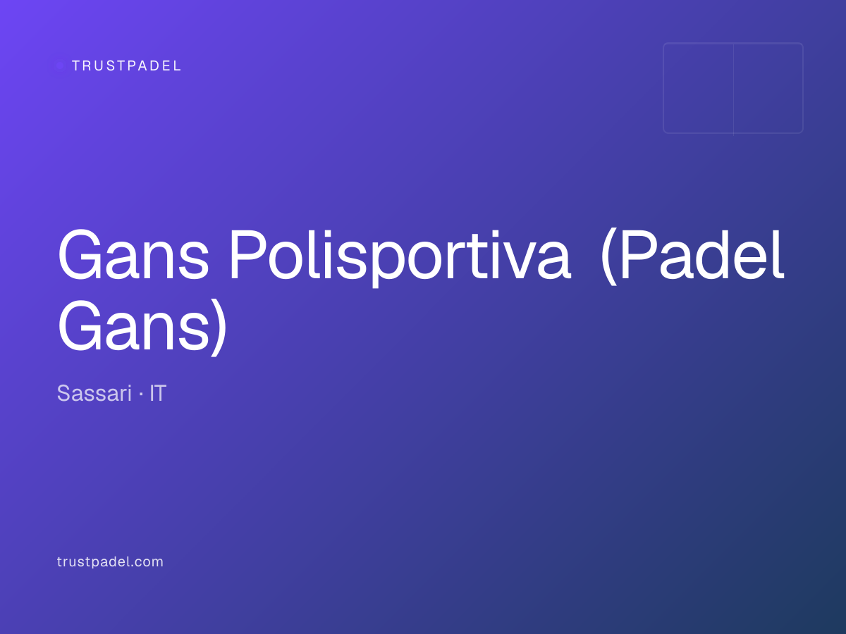 Gans Polisportiva (Padel Gans) padel club