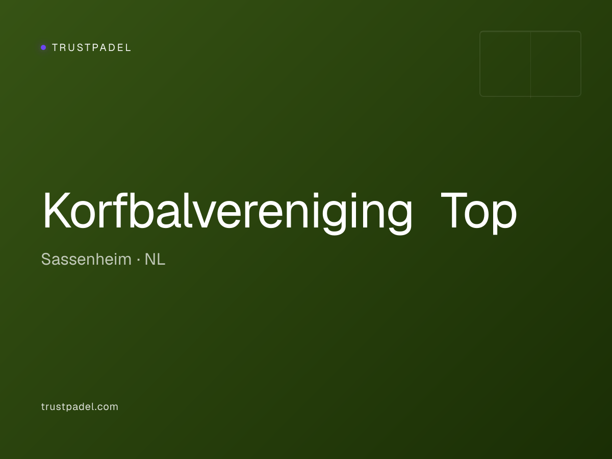Korfbalvereniging Top padel club