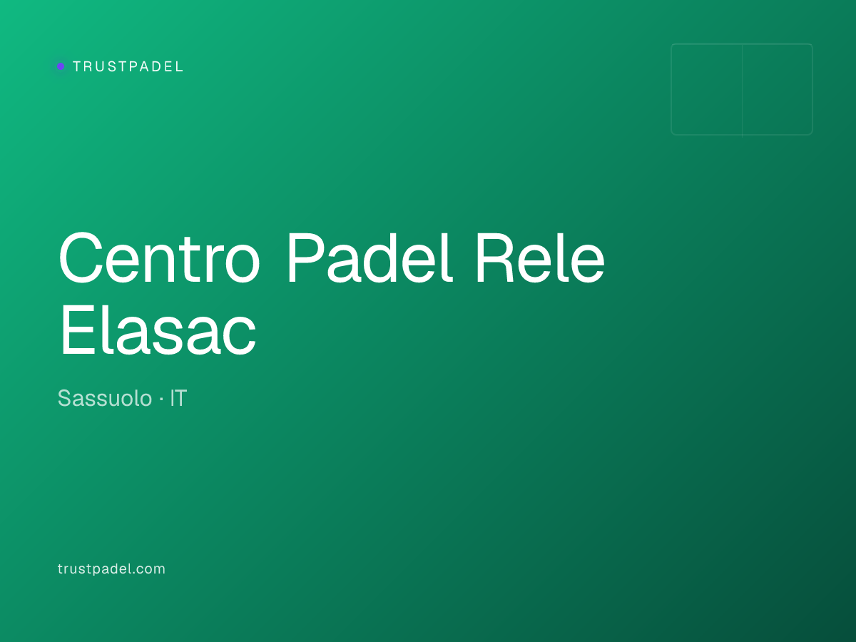 Centro Padel Rele Elasac padel club
