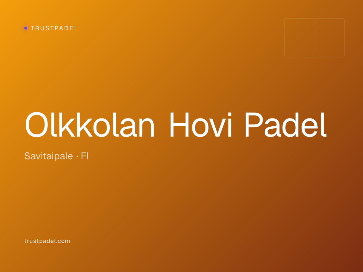Olkkolan Hovi Padel padel club