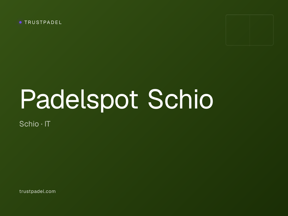 Padelspot Schio padel club
