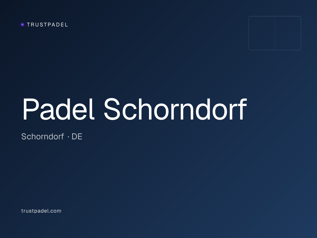Padel Schorndorf padel club