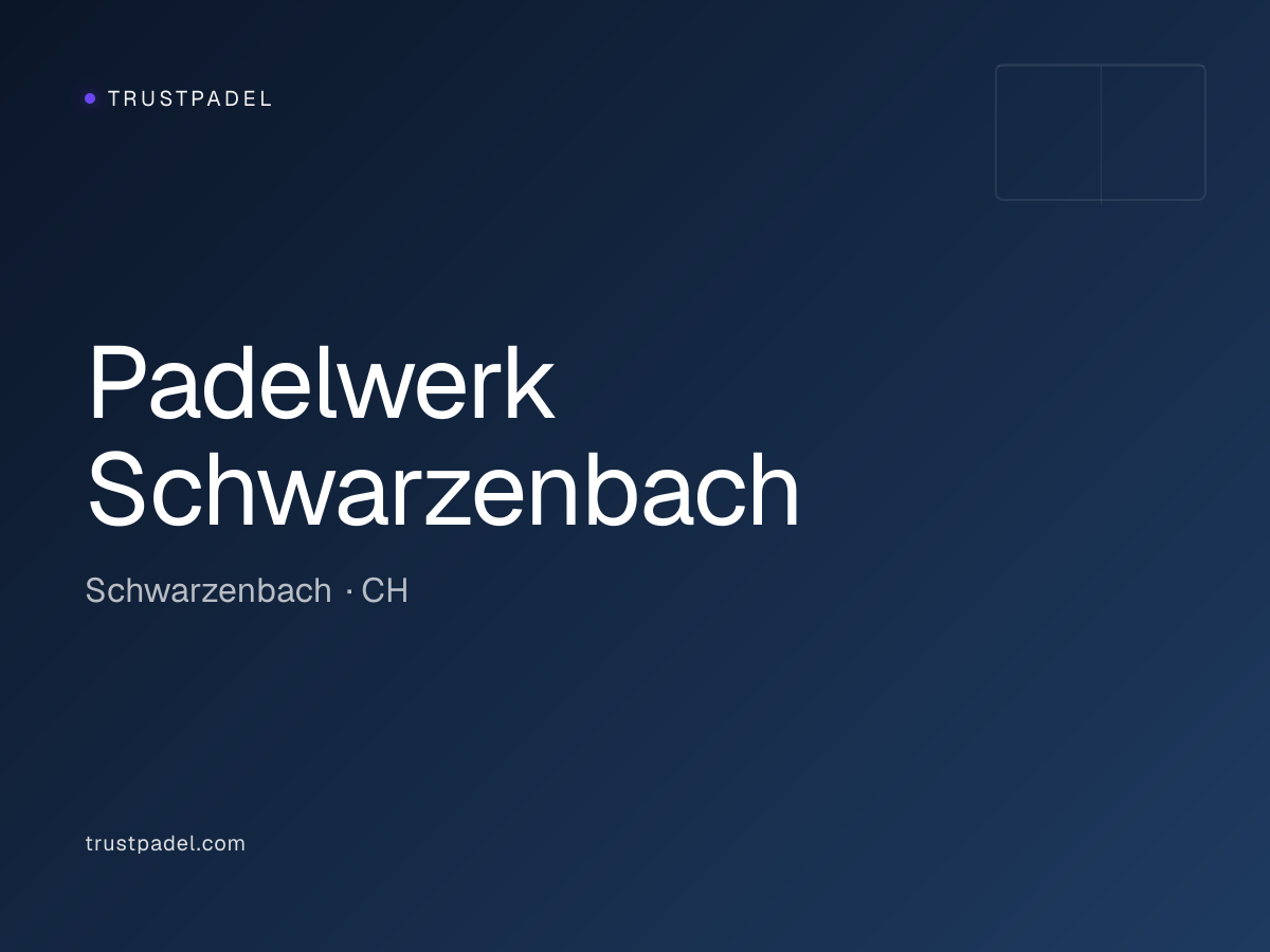 Padelwerk Schwarzenbach padel club