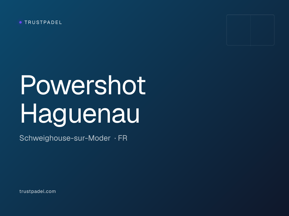 Powershot Haguenau padel club