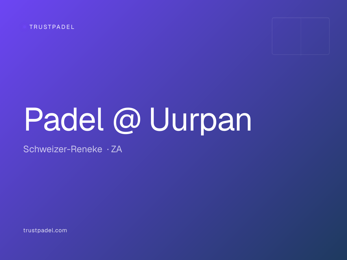 Padel @ Uurpan padel club