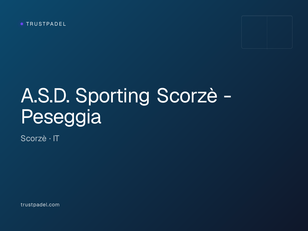 A.S.D. Sporting Scorzè - Peseggia padel club