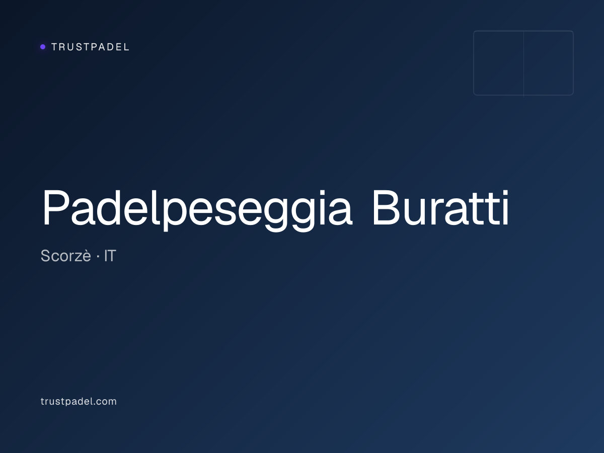 Padelpeseggia Buratti padel club