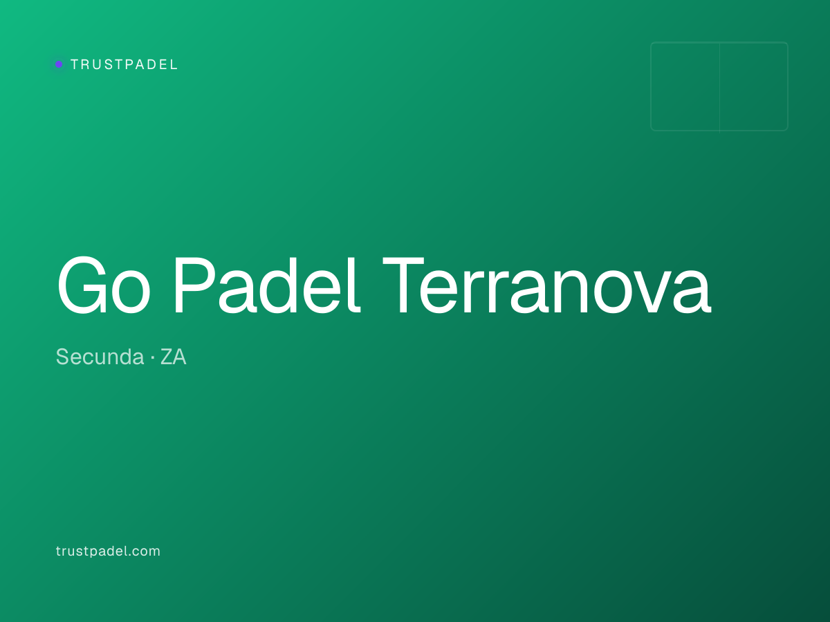 Go Padel Terranova padel club