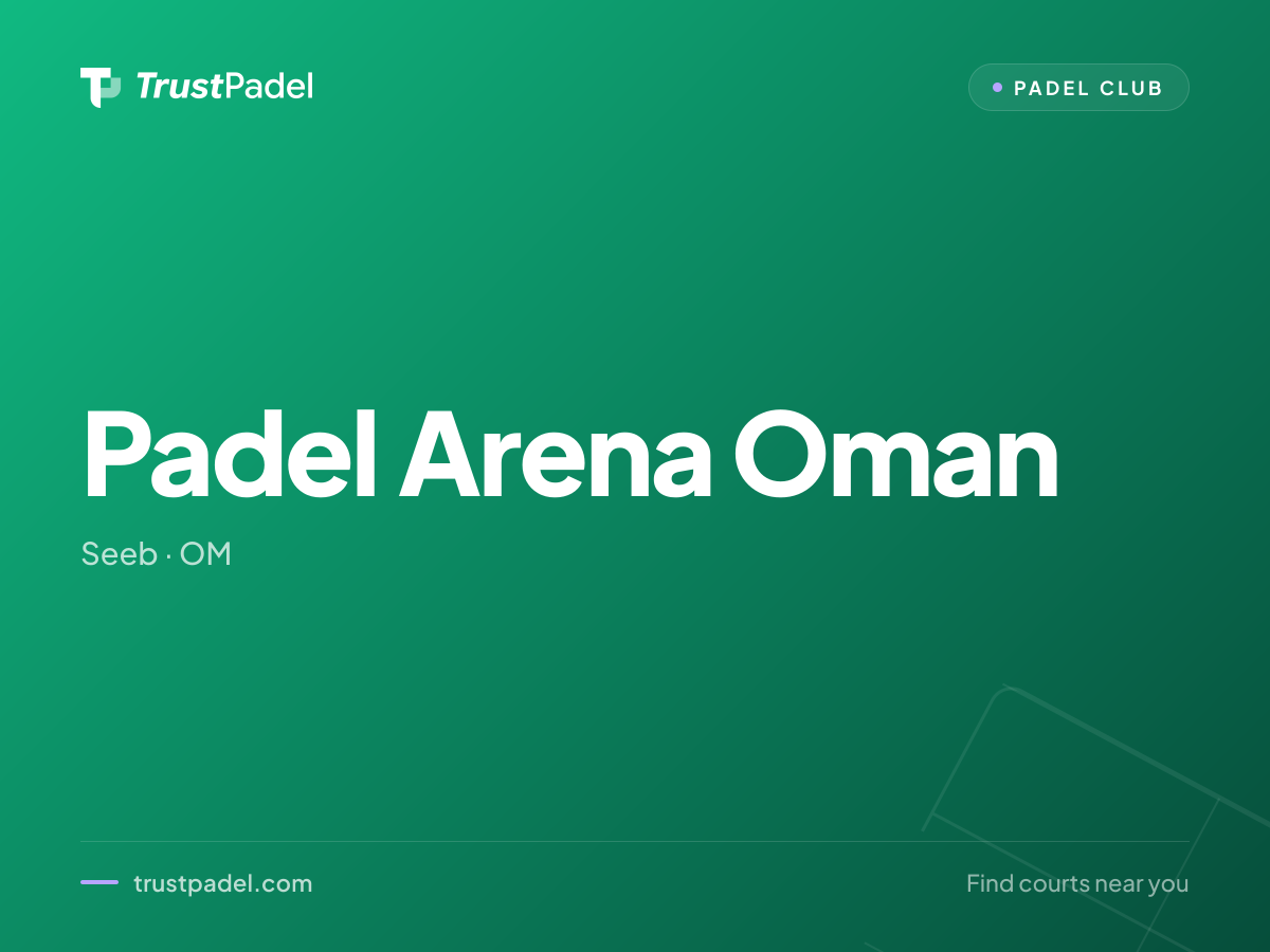 Padel Arena Oman padel club