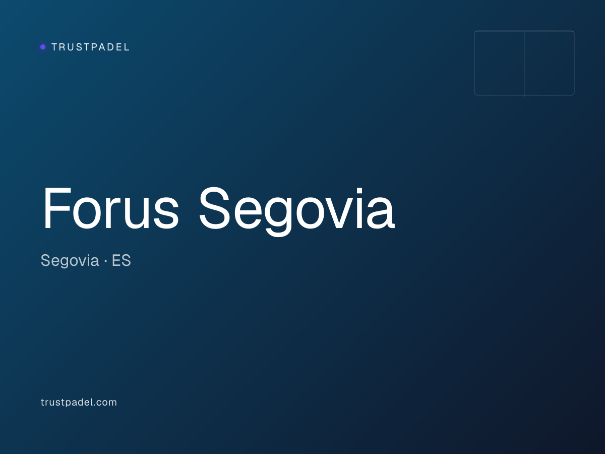Forus Segovia padel club