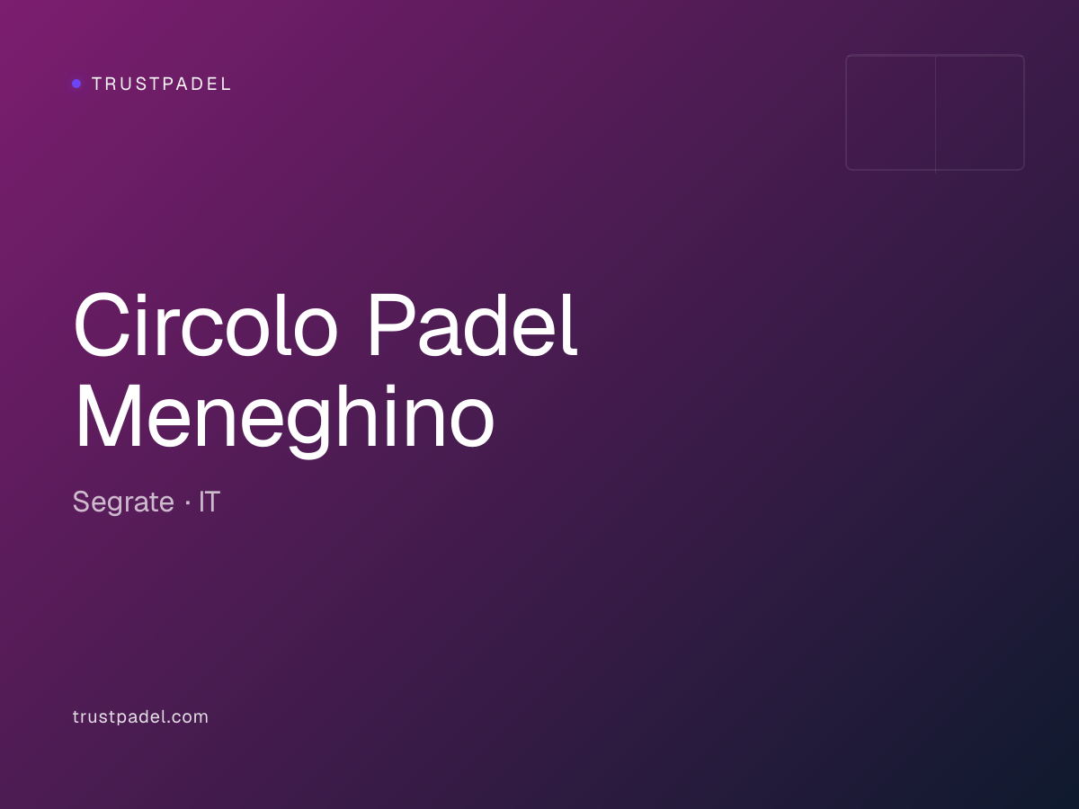 Circolo Padel Meneghino padel club