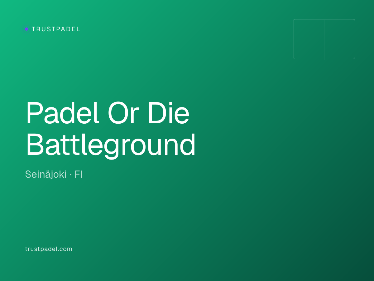 Padel Or Die Battleground padel club