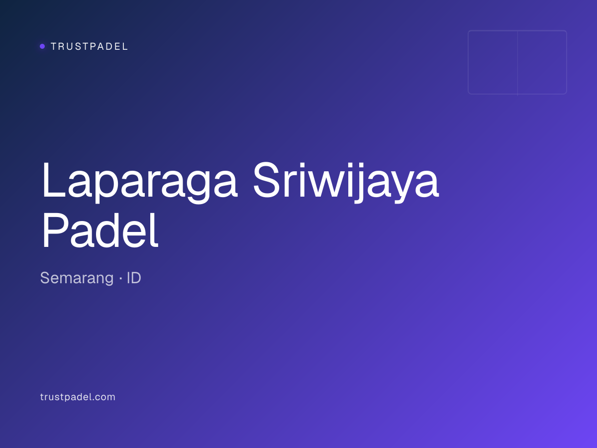 Laparaga Sriwijaya Padel padel club