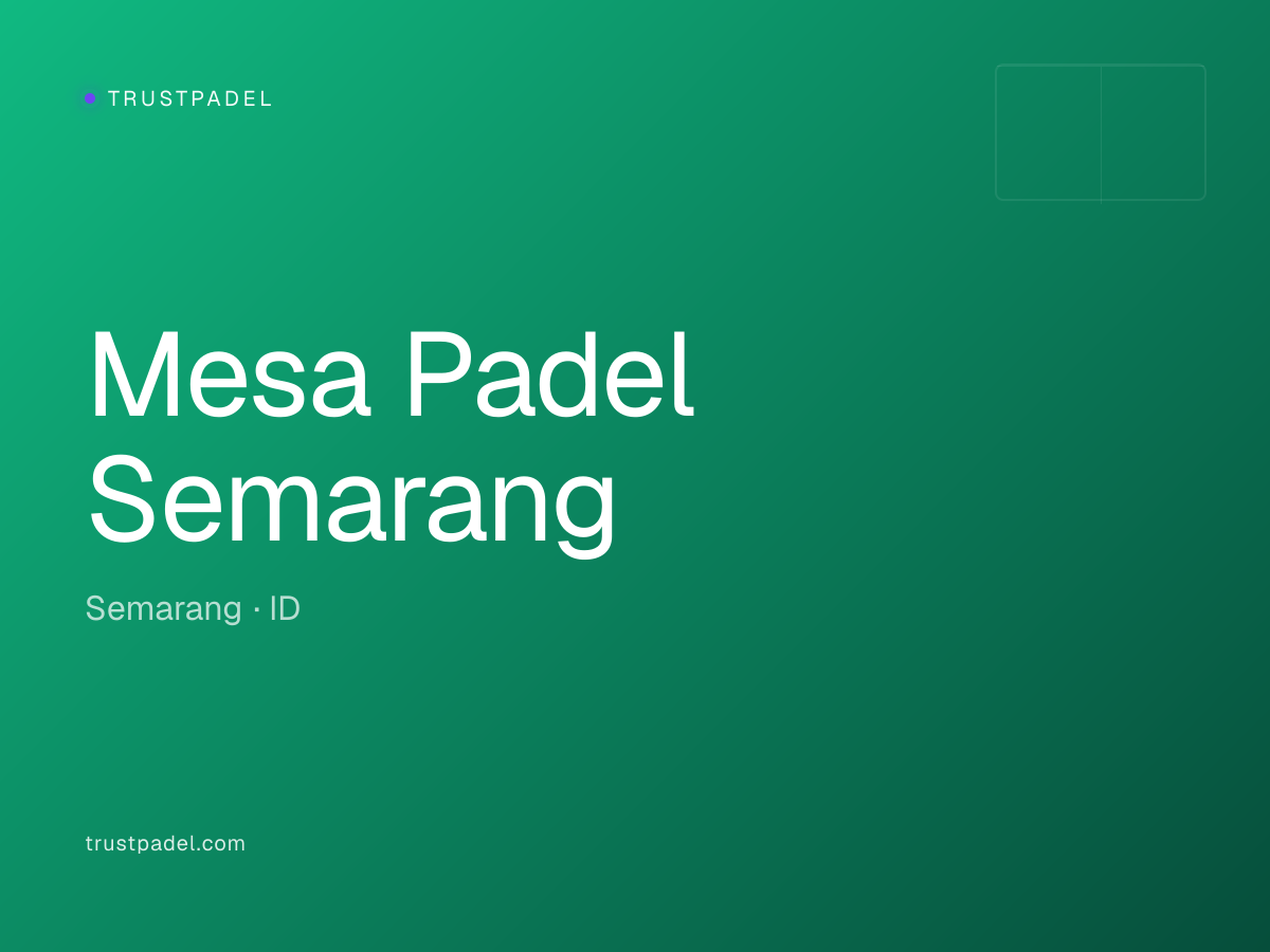 Mesa Padel Semarang padel club