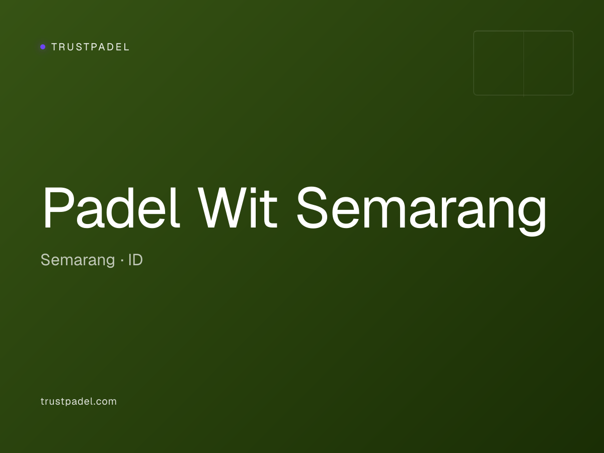 Padel Wit Semarang padel club