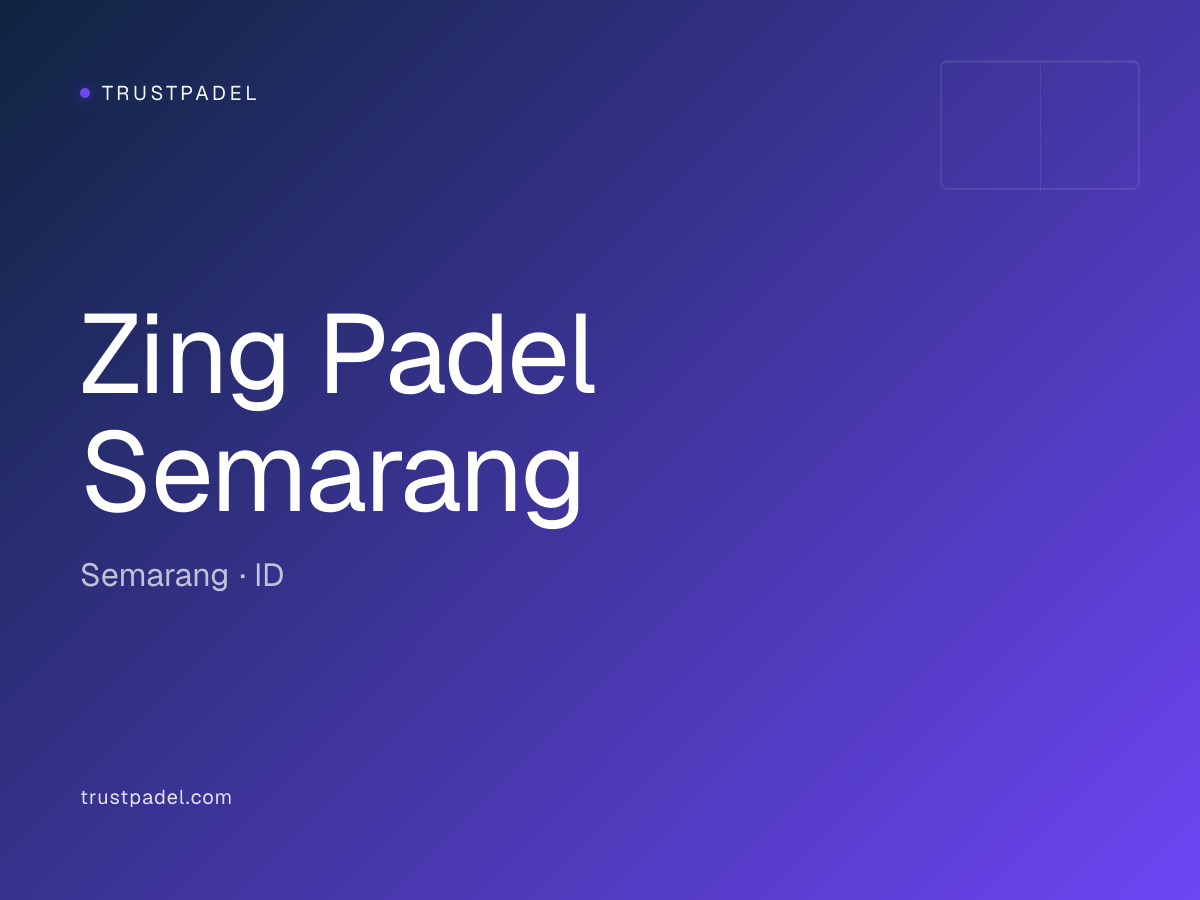 Zing Padel Semarang padel club