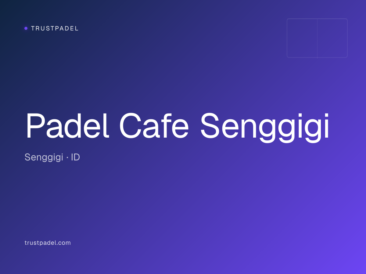 Padel Cafe Senggigi padel club