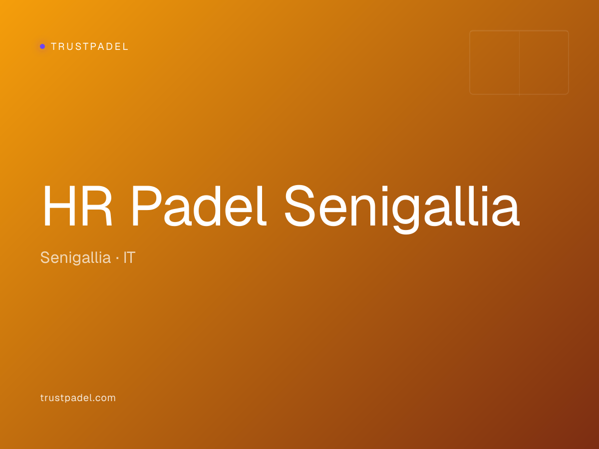 HR Padel Senigallia padel club