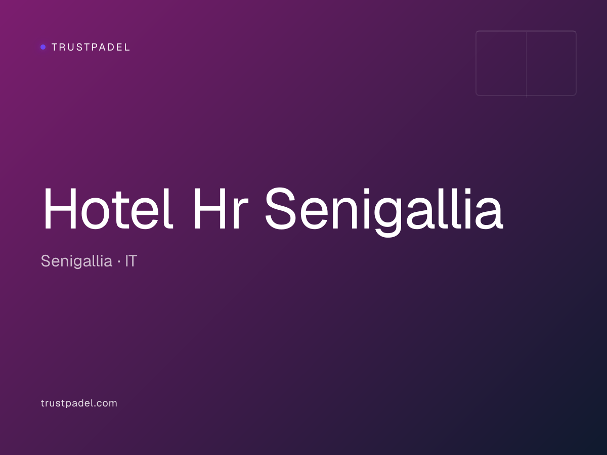 Hotel Hr Senigallia padel club