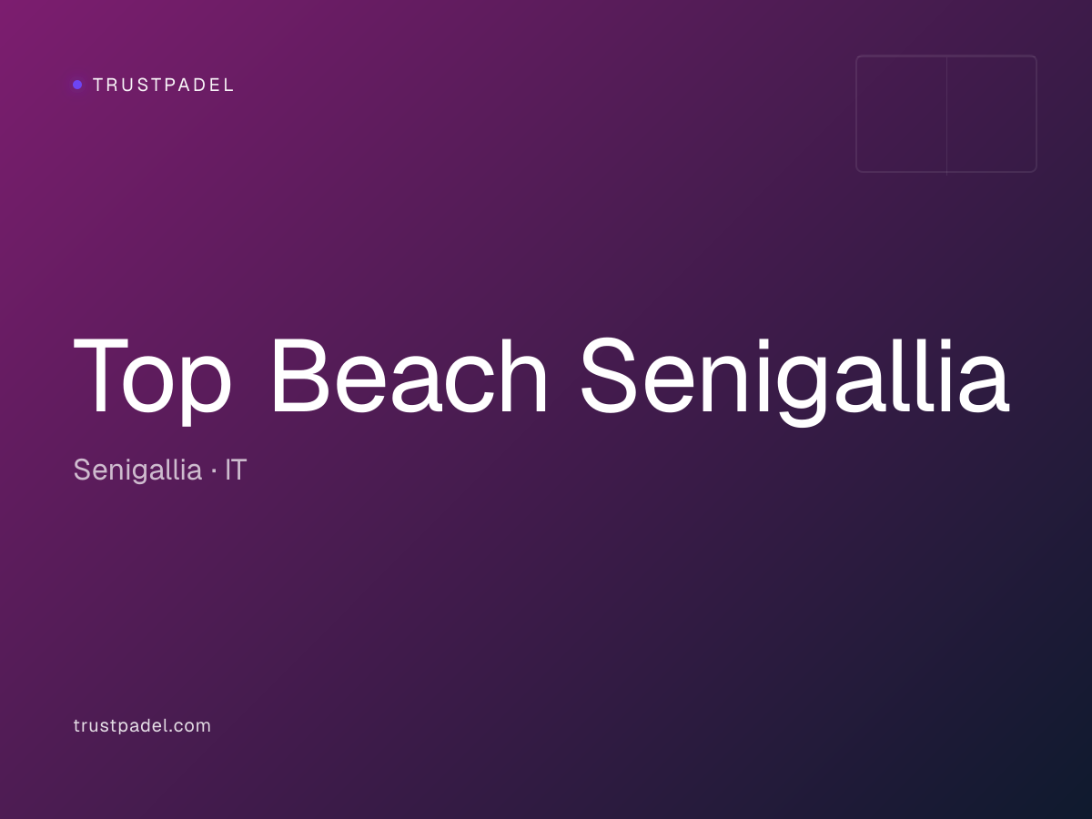 Top Beach Senigallia padel club