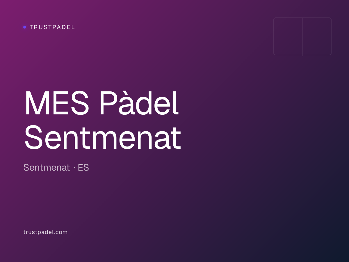 MES Pàdel Sentmenat padel club