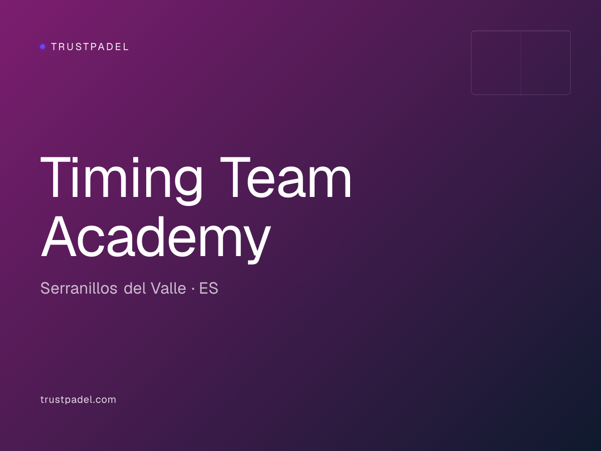 Timing Team Academy padel club