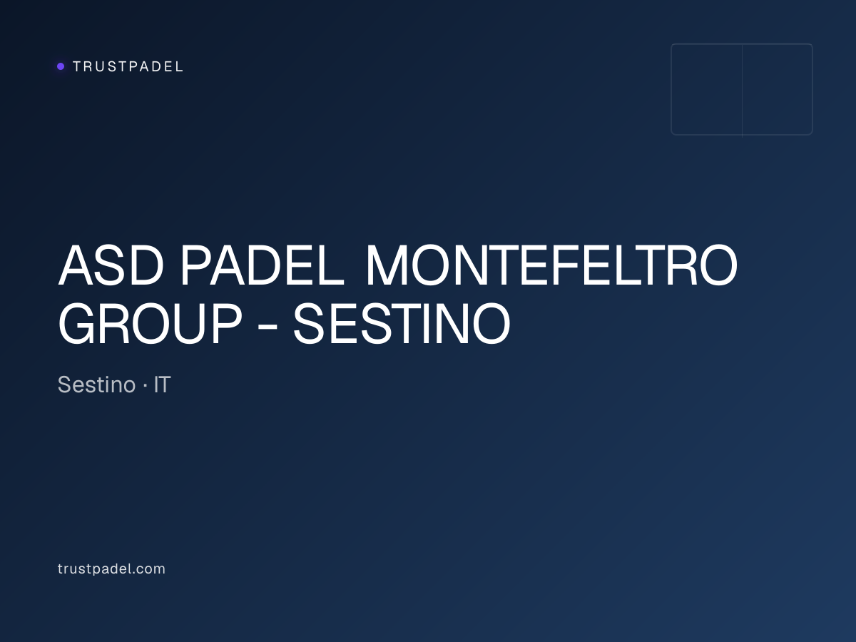 ASD PADEL MONTEFELTRO GROUP - SESTINO padel club