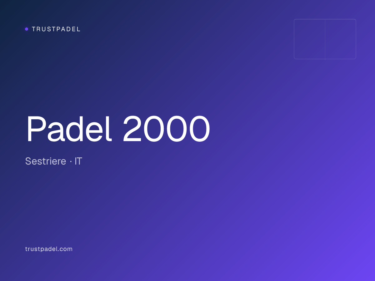 Padel 2000 padel club