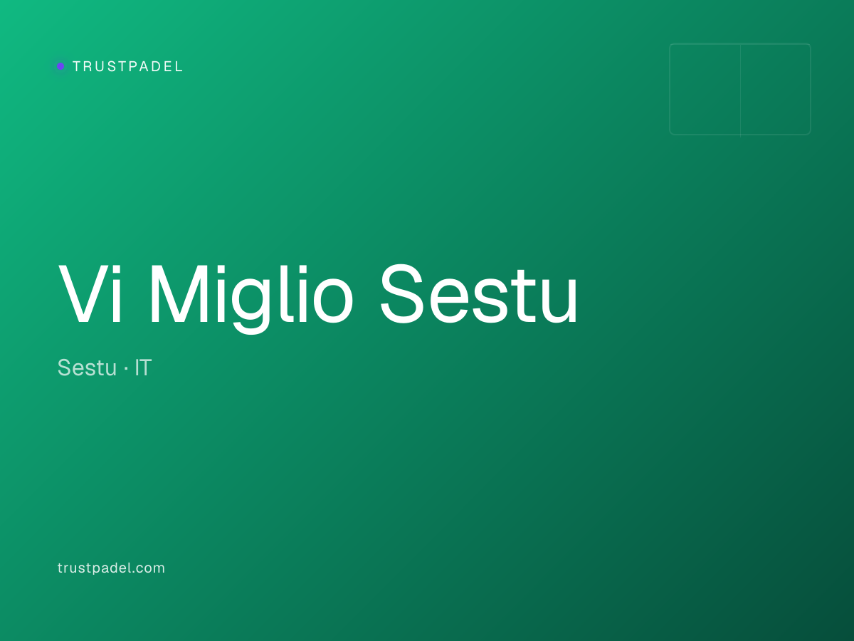 Vi Miglio Sestu padel club