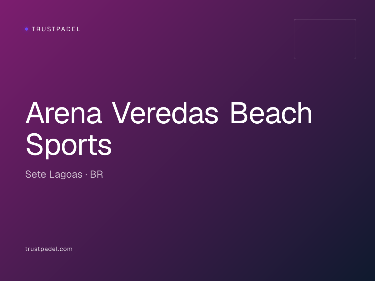 Arena Veredas Beach Sports padel club